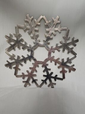 Vintage Leonard Silverplate Snowflake Trivet